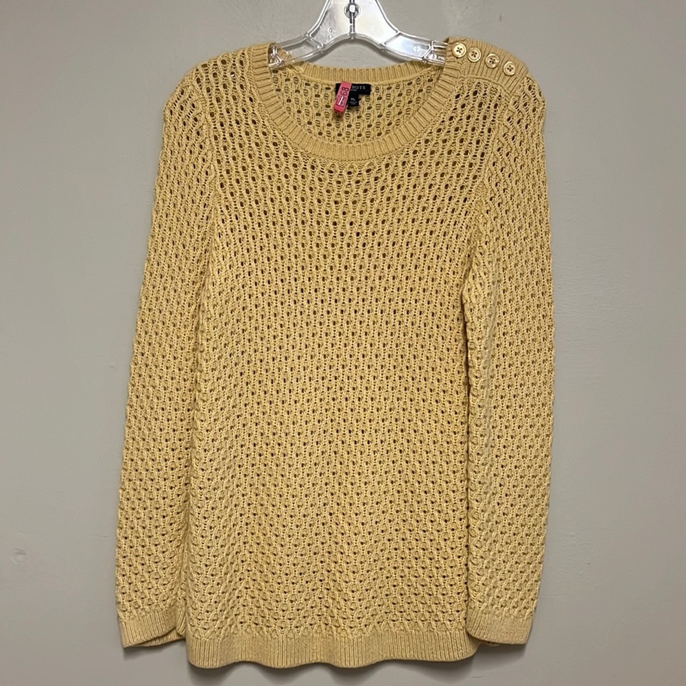 Talbot's yellow /  gold sweater